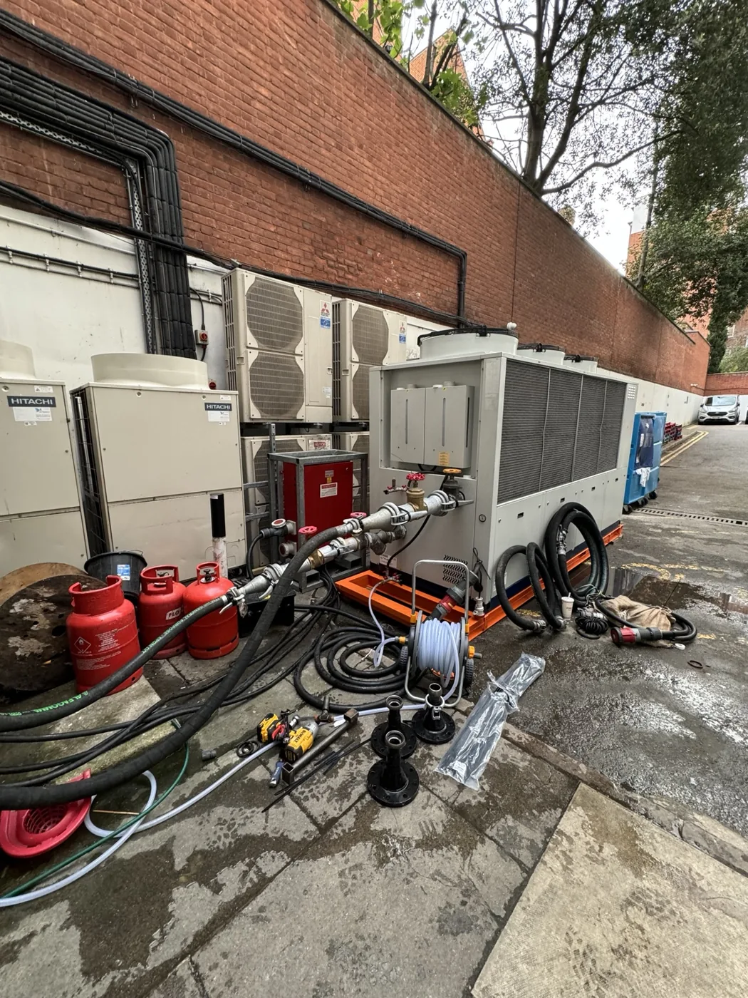 Commercial Chillers & Cooling Plant — engineering photograph